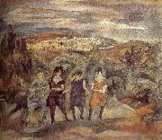 Jules Pascin Go go LamaLusa oil